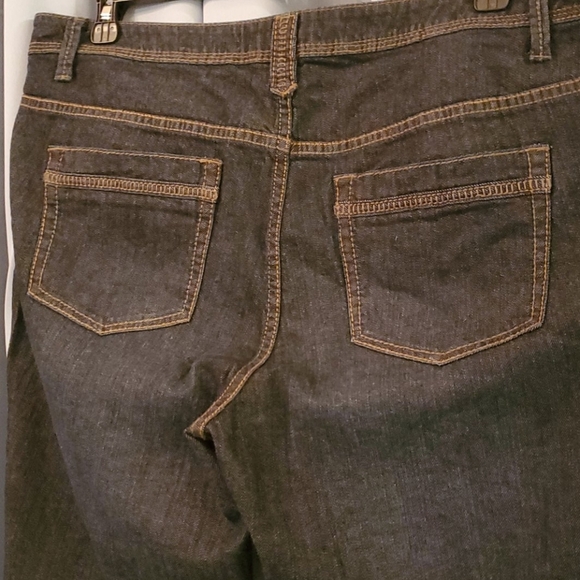 Avenue Sz 18 dark blue boot cut jeans - Picture 8 of 14